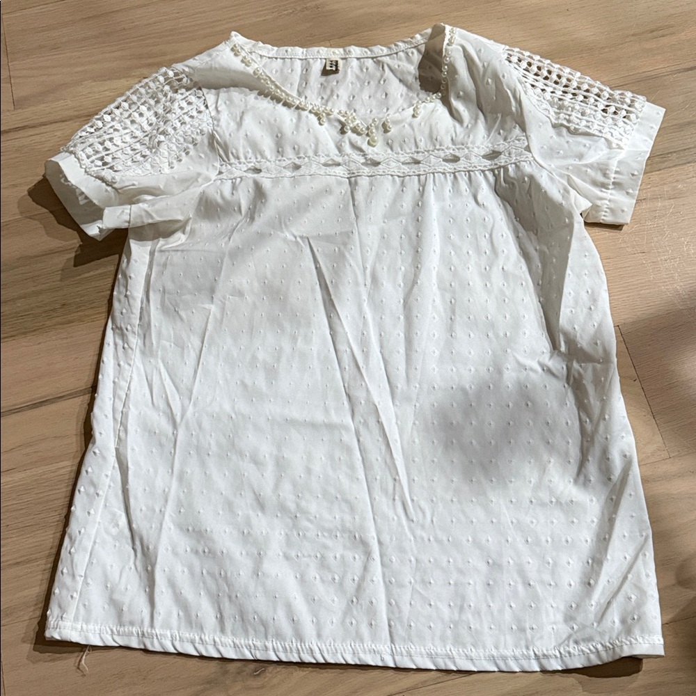 Elegant White Women's Top